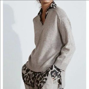 Brochu Walker Light Chia Layered V-neck